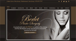 Desktop Screenshot of berletplasticsurgery.com